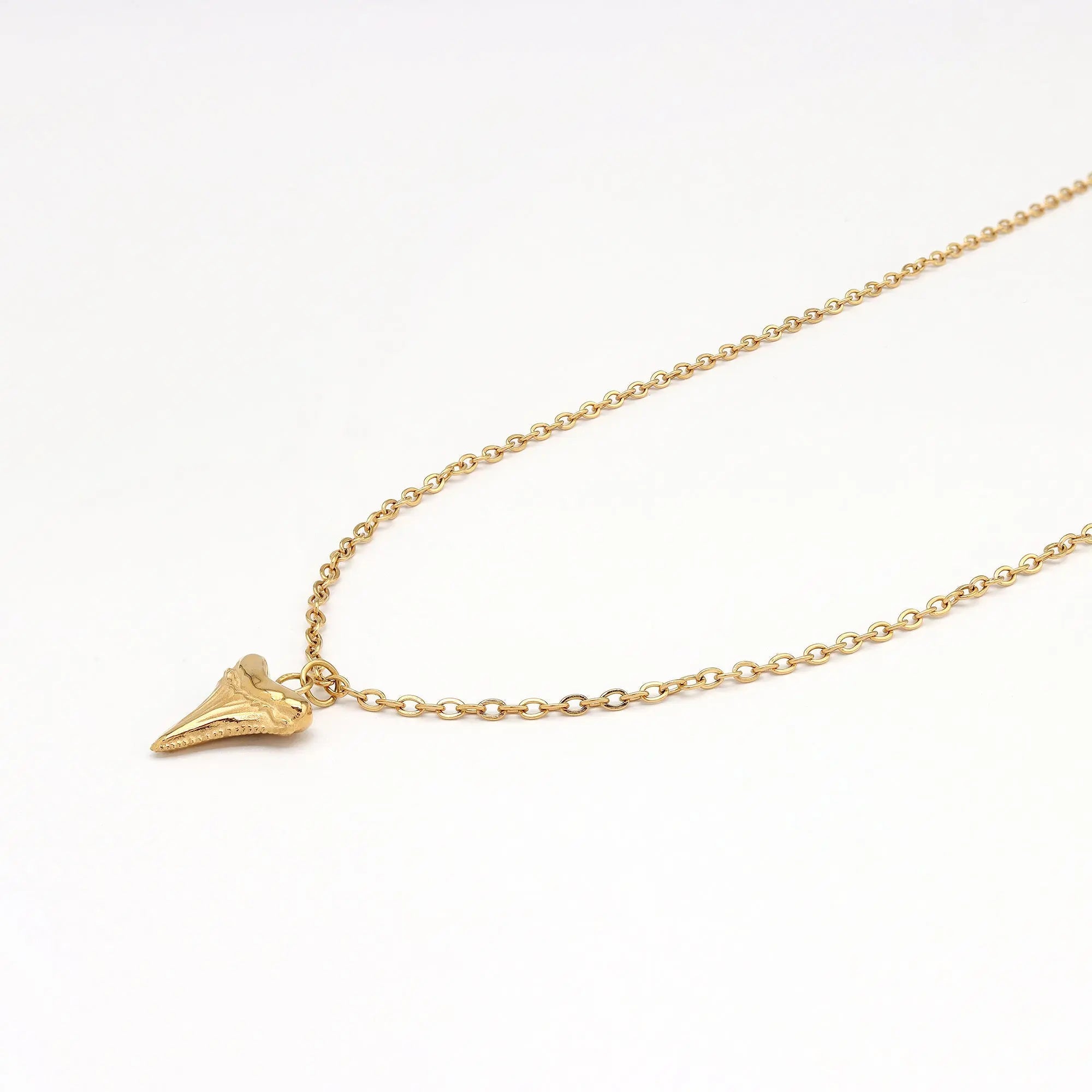Pineapple Island Shark Tooth Necklace