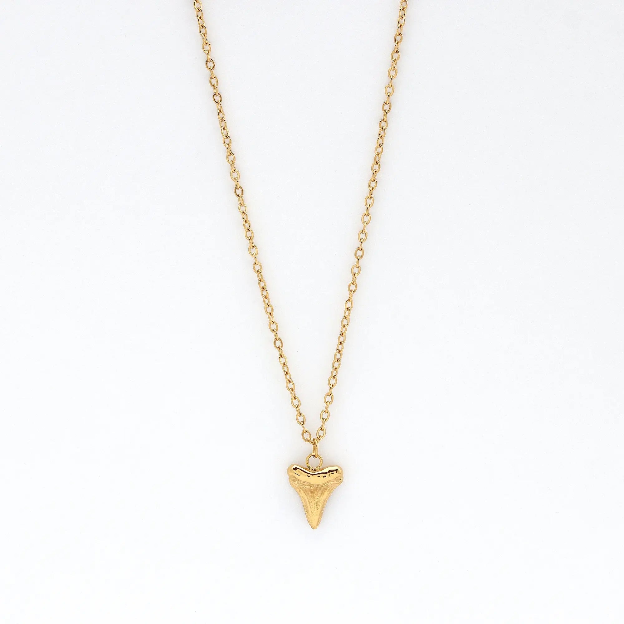 Pineapple Island Shark Tooth Necklace