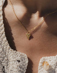 Pineapple Island Shark Tooth Necklace