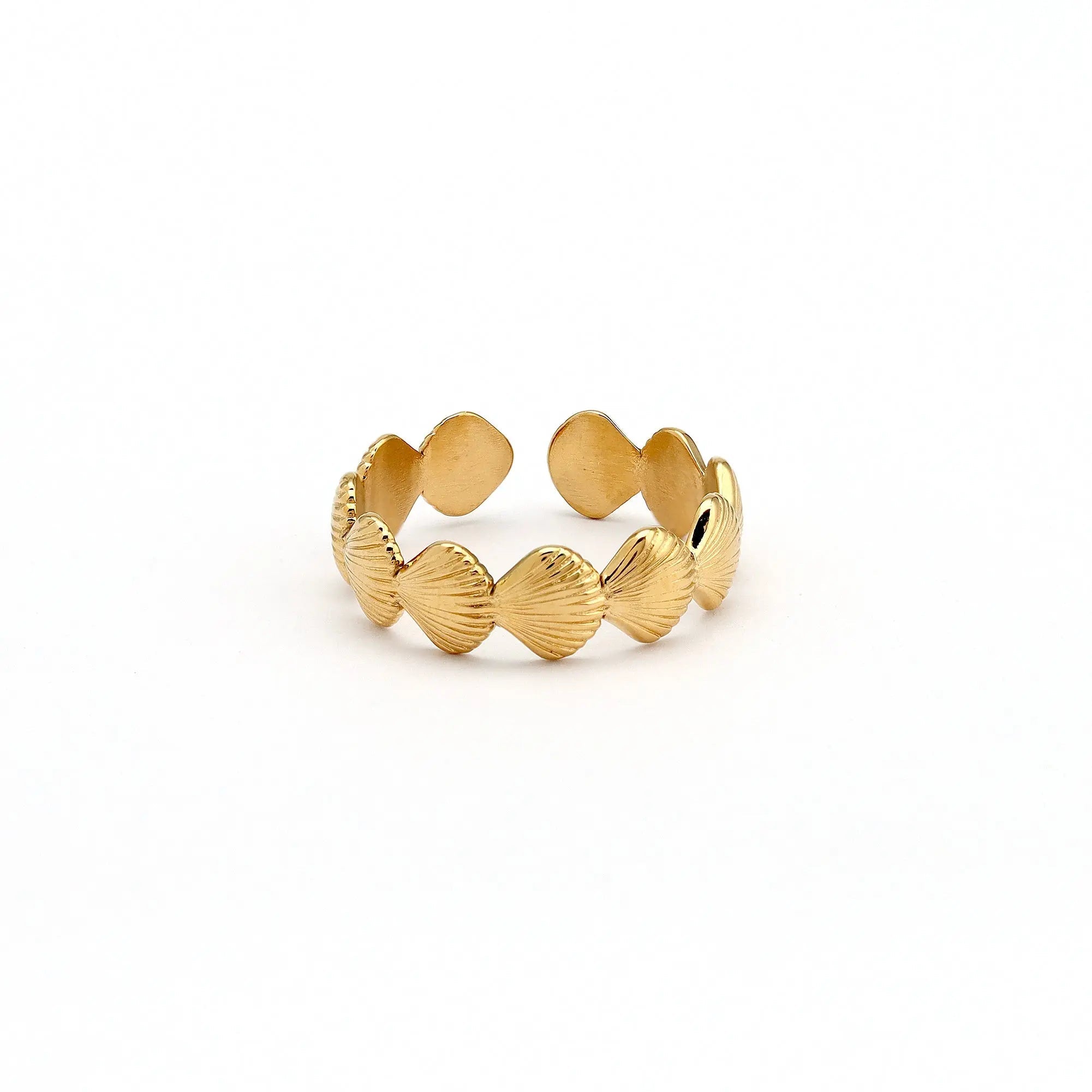 Pineapple Island Seashell Ring - Gold