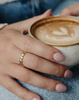 Pineapple Island Seashell Ring - Gold