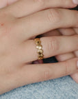 Pineapple Island Seashell Ring - Gold