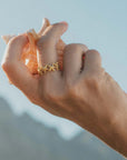 Pineapple Island Mokupuni Starfish Adjustable Ring - Gold