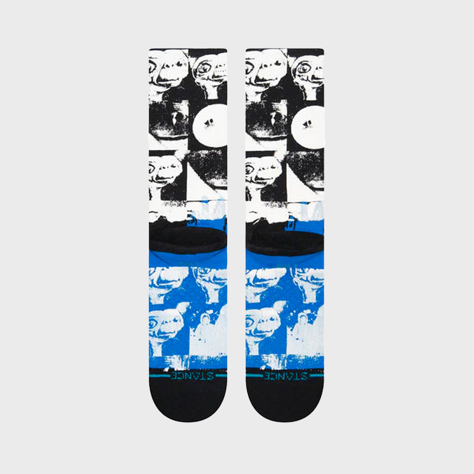 Stance Phone Home Crew Socks - Black - ManGo Surfing