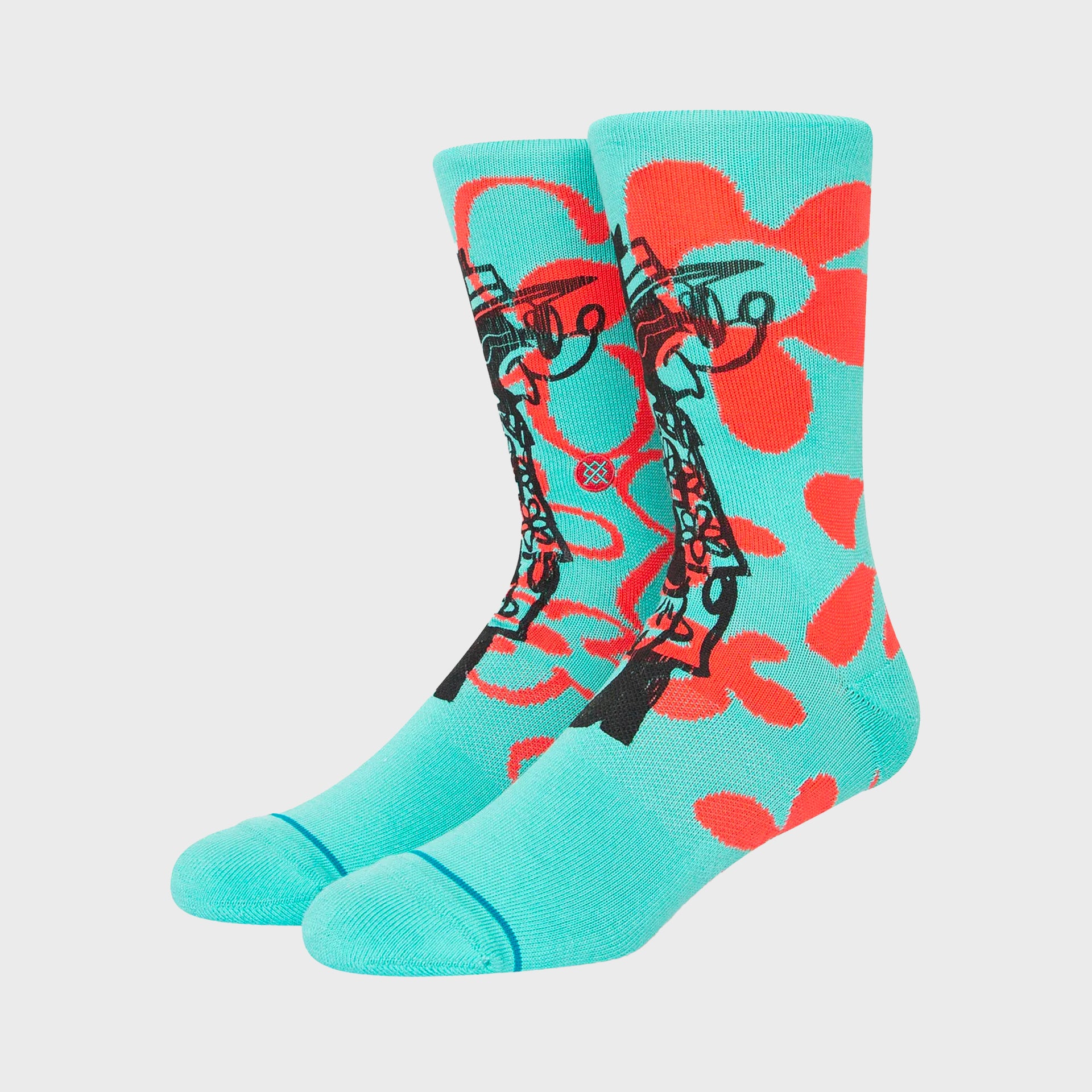 Stance Surf Check By Russ Unisex Crew Sock - Blue - ManGo Surfing