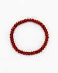 Pineapple Island Alami Elastic Gemstone Bracelet - Red Jasper