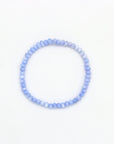 Pineapple Island Momi Mother of Pearl Elasticated Bracelet - Purple