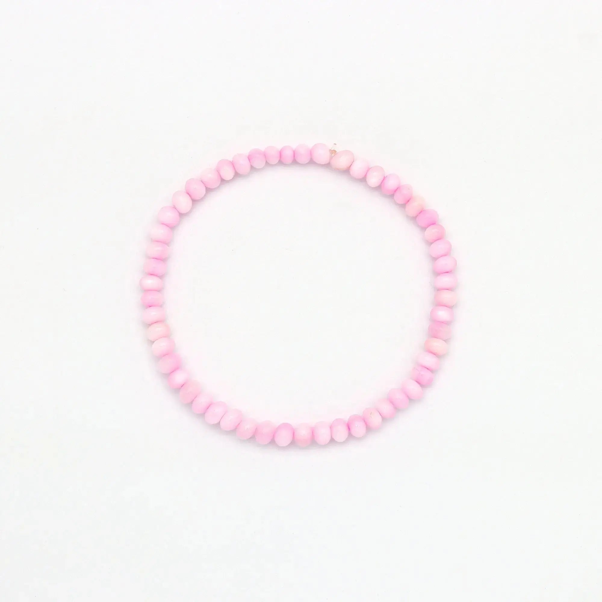 Pineapple Island Momi Mother of Pearl Elasticated Bracelet - Pink