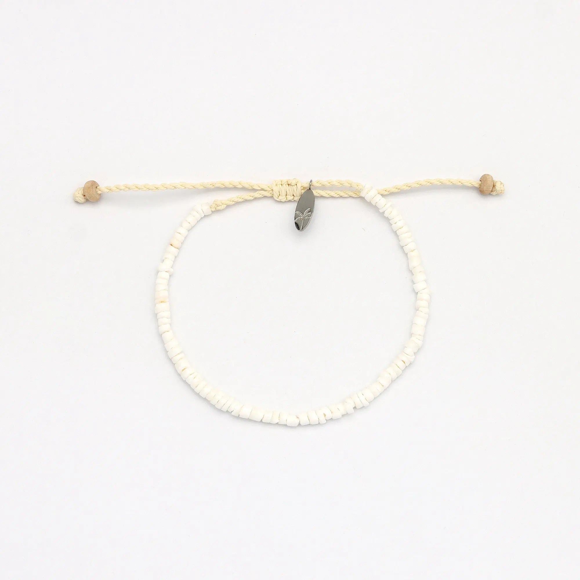 Pineapple Island  Forget Me Not Bracelet Trio Set - Blue/White
