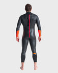 Swim Research 4/3 Mens Back Zip Wetsuit - Black/Orange - ManGo Surfing