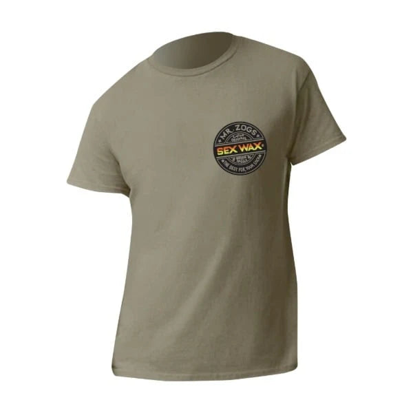 Sex Wax Word Fade Orange T-Shirt - Prairie Dust
