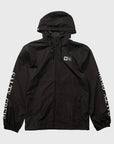 Salty Crew Mens Surface Windbreaker Jacket - Black