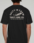 Salty Crew Mens Tady Classic Pocket T-Shirt - Pigment Black