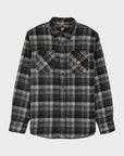 Santa Cruz Mens Apex Long Sleeve Shirt - Black Check