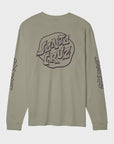 Santa Cruz Unisex Fever Dream Mono Dot Long Sleeve T-Shirt - Stone Grey