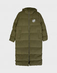 Santa Cruz Womens Demand Long Quilted Jacket - Khaki