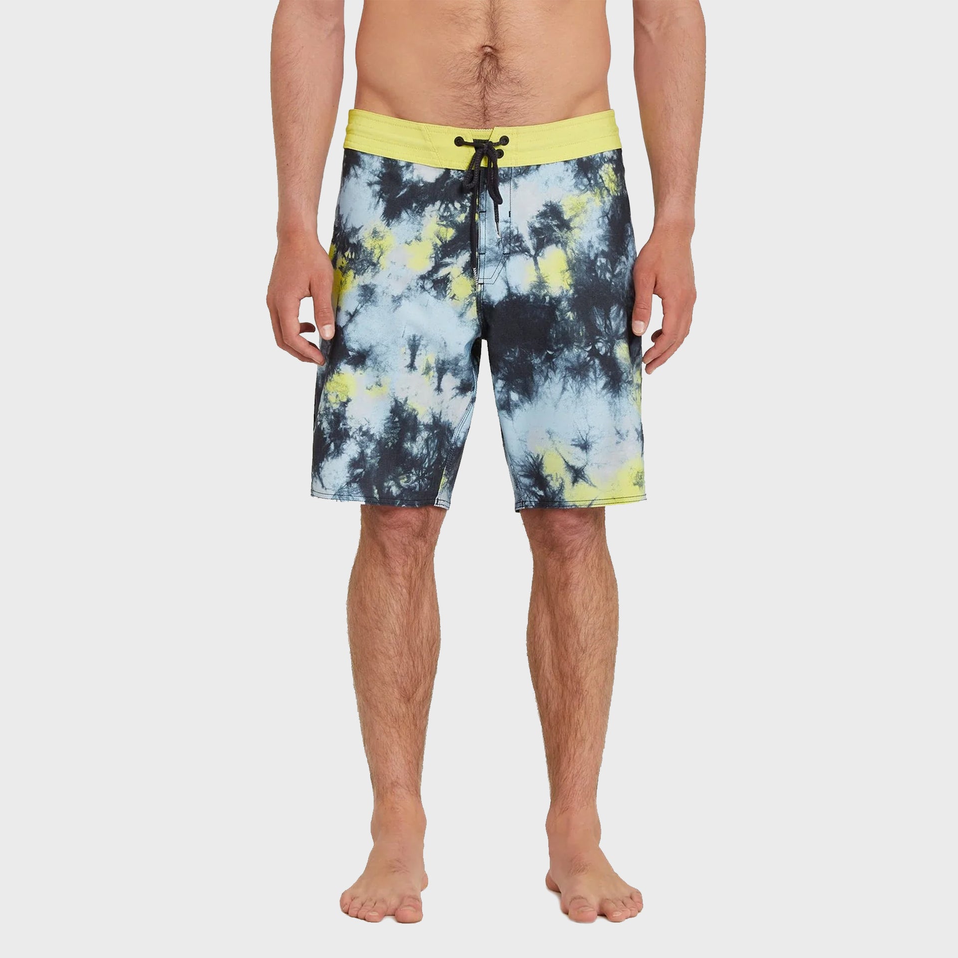 Saturate Stoney 19&#39;&#39; Boardshort | Lime Tie Dye | Men - ManGo Surfing