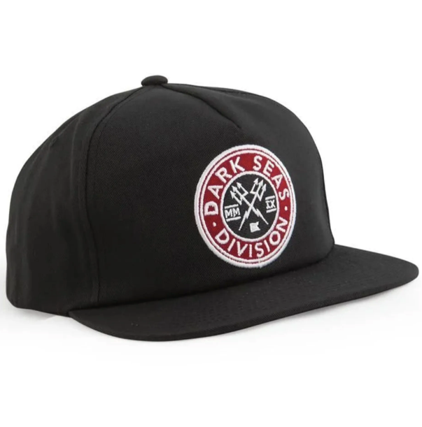 Dark Seas Journeyman Snapback Hat - Black