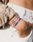 Pineapple Island Leme Surf Bracelet - Grey/Multi