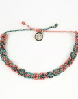 Pineapple Island Leme Surf Bracelet -  Rose Gold/Multi