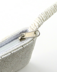 Pineapple Island Small Shell Beaded Pouch - Navy