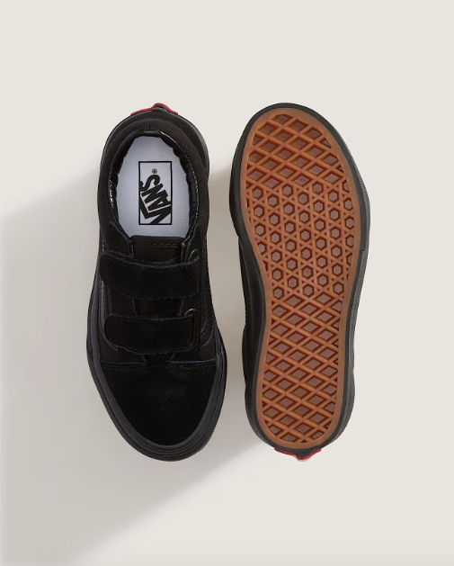 Vans Old Skool V Kids Shoes - Black / Black