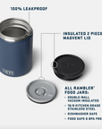 Rambler 24oz (709 ml) Insulated Food Jar - Stainless Steel