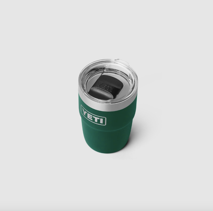 Yeti Rambler 8oz (237 ml) Stackable Cup With DuraSip™ Ceramic Lining - Black Forest Green