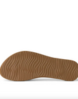 Reef Womens Cushion Slim Flip Flops - White/Tan