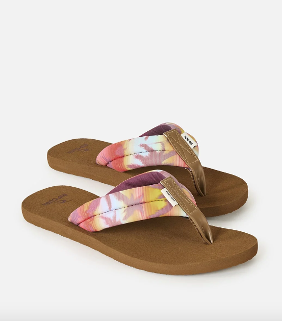 Rip Curl Womens Freedom Bloom Open Toe Sandals - Dark Plum - ManGo Surfing