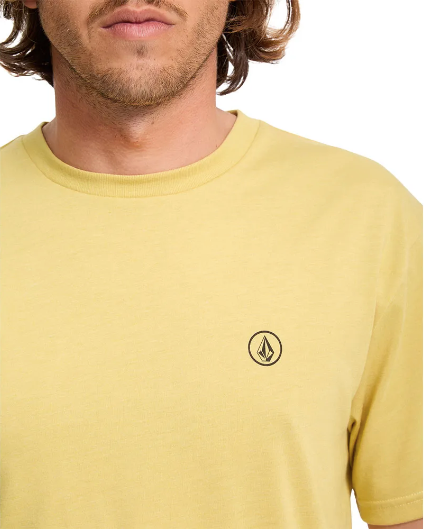 Volcom Circle Blanks Short Sleeve T-Shirt - Mustard
