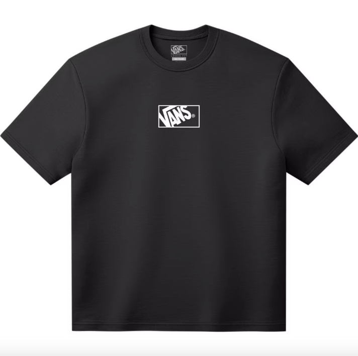 Vans Mens Blocked Box Loose Short Sleeve T-Shirt - Black
