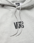 Vans Mens Stretch Logo Pullover Hoodie - Cement Heather