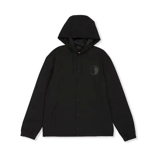 T&amp;C Surf Designs Nylon Hooded Coach Jacket - Black