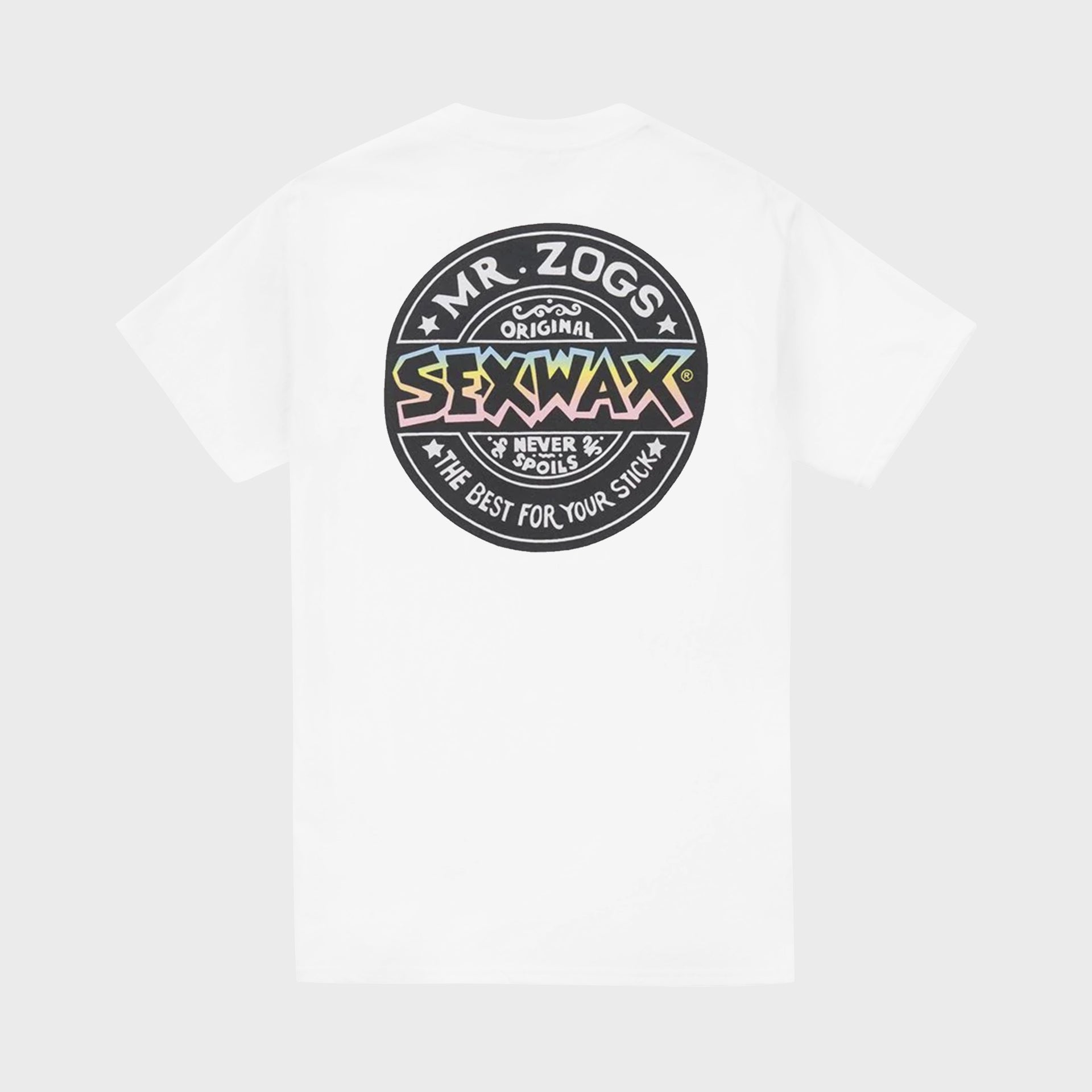 Sex Wax Word Fade Team T-Shirt - White