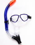 Vision Adults Vision Dive Silicone Mask and Snorkel Set - Blue