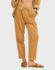Sisstr Womens Coast is Clear Trousers - Rattan - ManGo Surfing