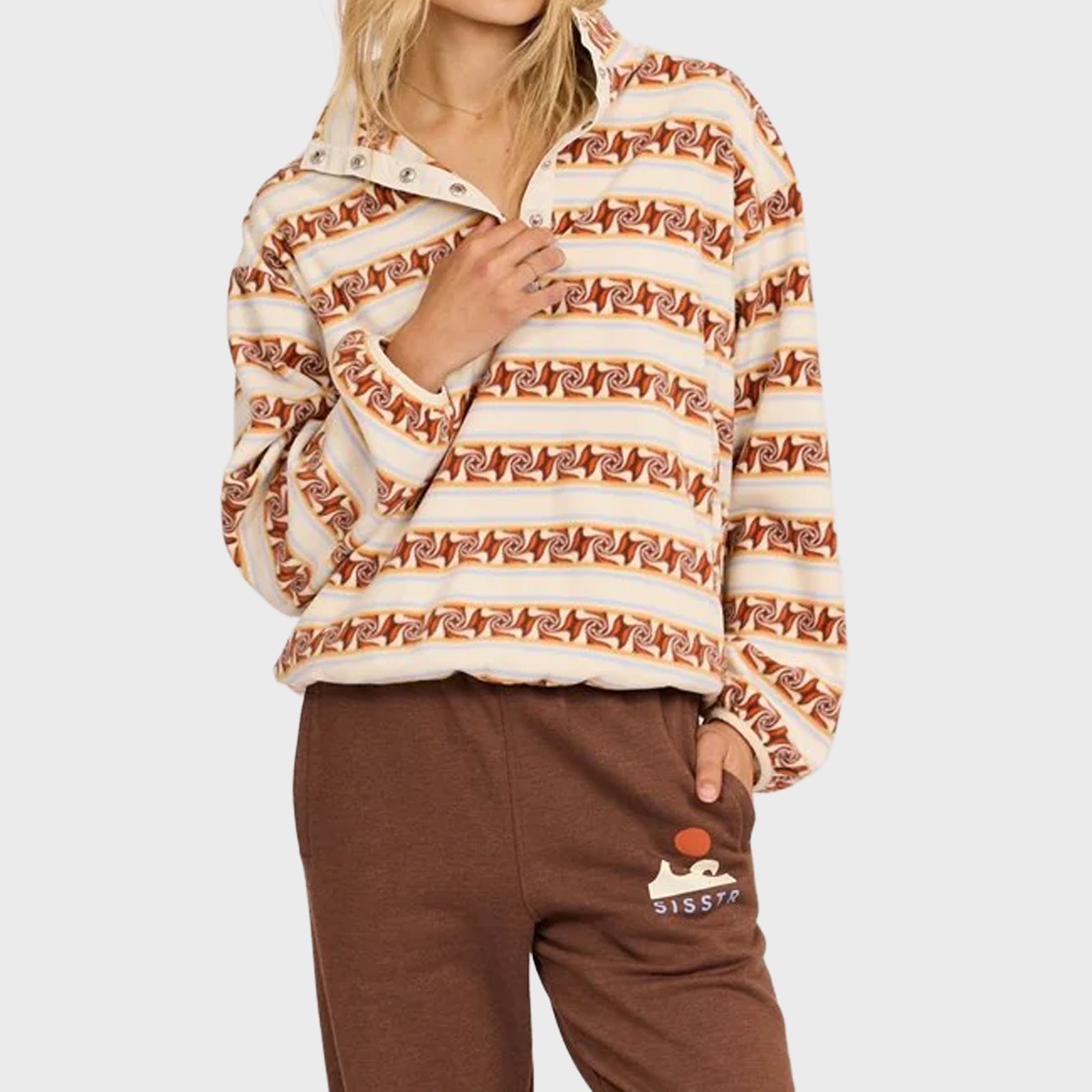 Sisstr Evolution Golden Daze Fleece - Sea Salt