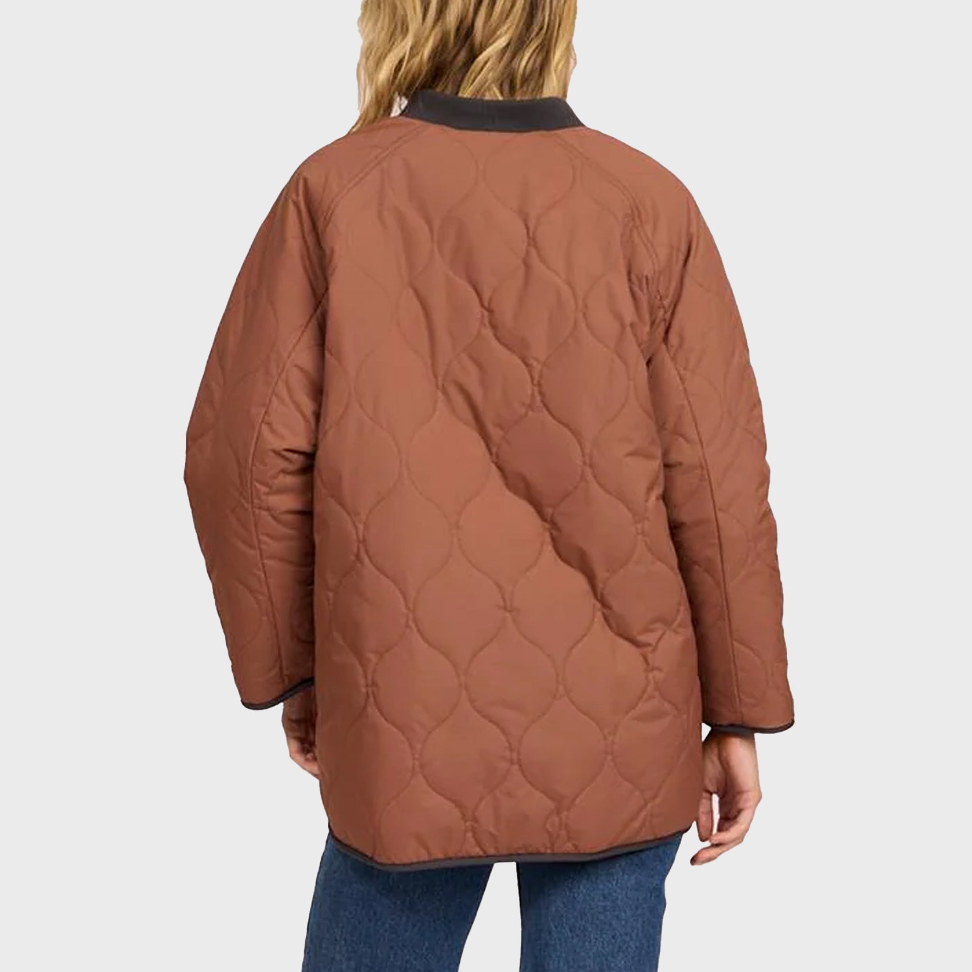 Sisstr Evolution - Jane Reversible Jacket - Espresso Brown - ManGo Surfing
