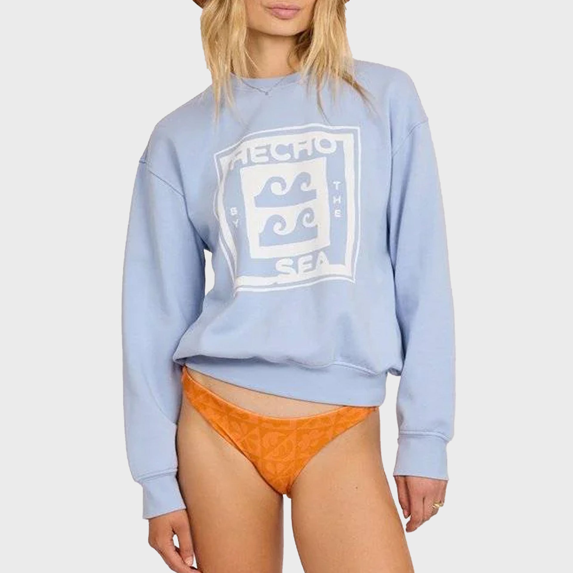 Sisstr Evolution Lovesea Fleece Sweatshirt - Dream Blue