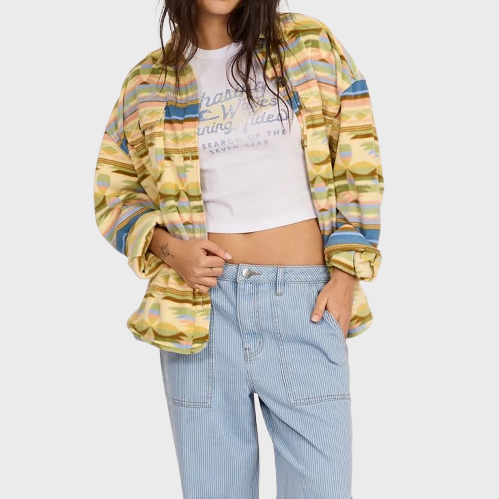 Sisstr Evolution Washed Ashore Fleece - Dream Blue