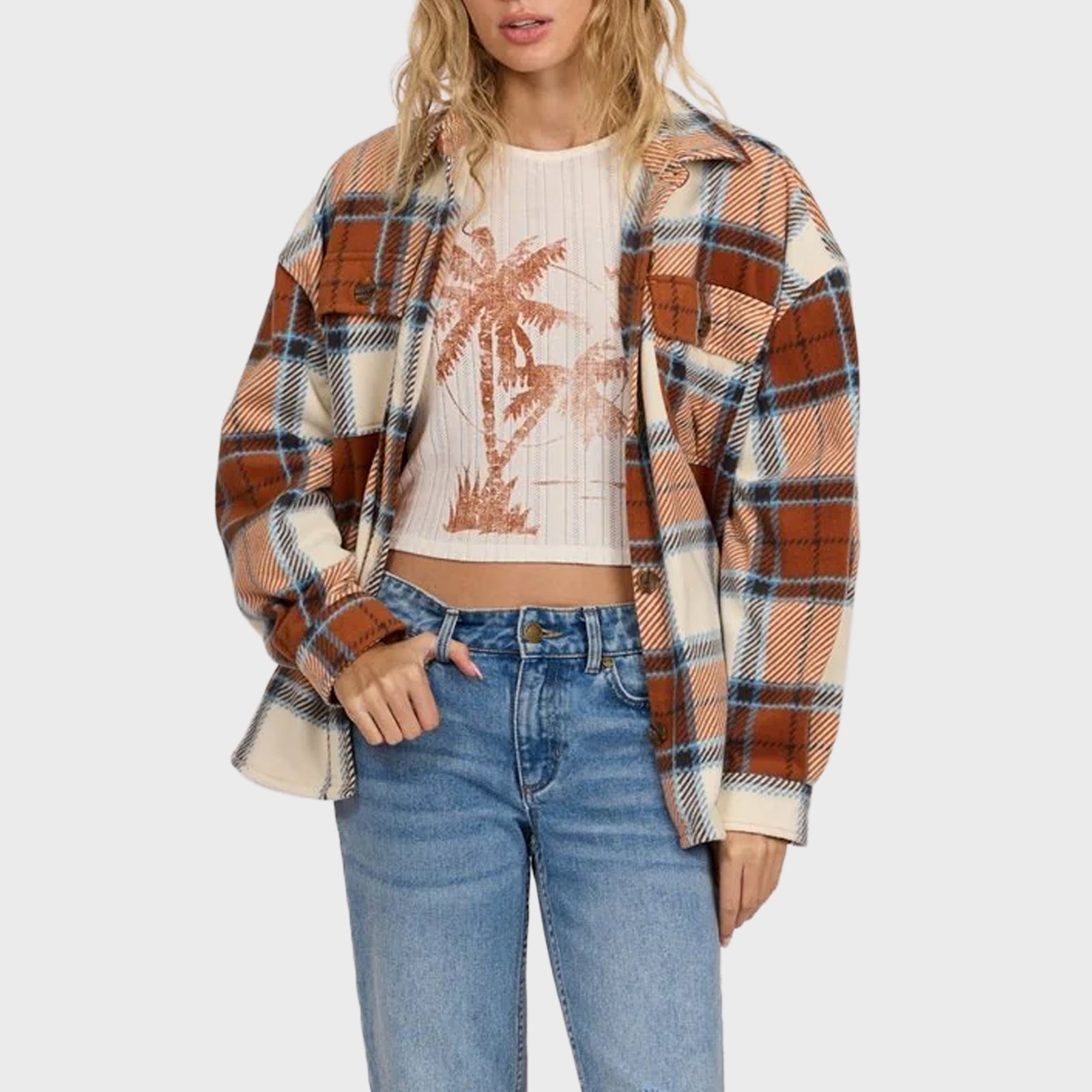 Sisstr Evolution Washed Ashore Fleece - Terracotta