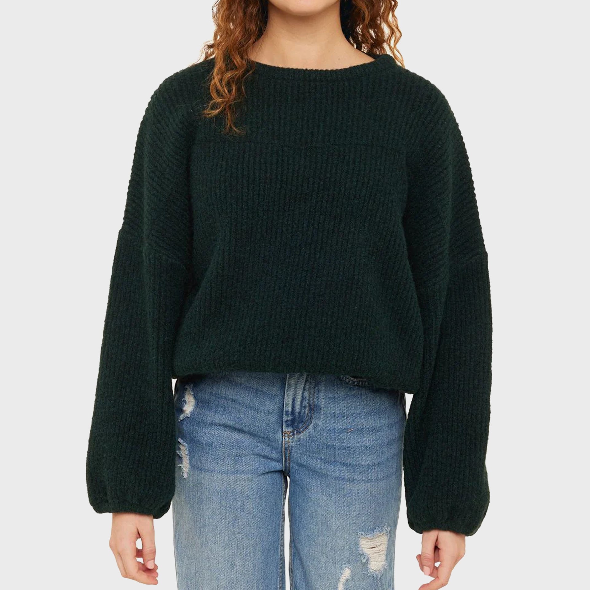 Sisstr Womens Bakara Sweater - Vintage Green