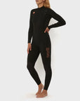 Sisstrevolution Seven Seas 3/2 Womens Wetsuit - Black - ManGo Surfing