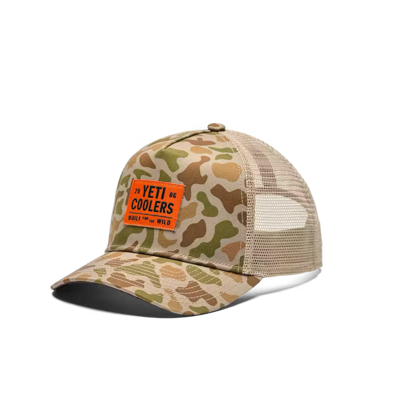 Yeti Coolers Camo Trucker Hat - Brown/Camo