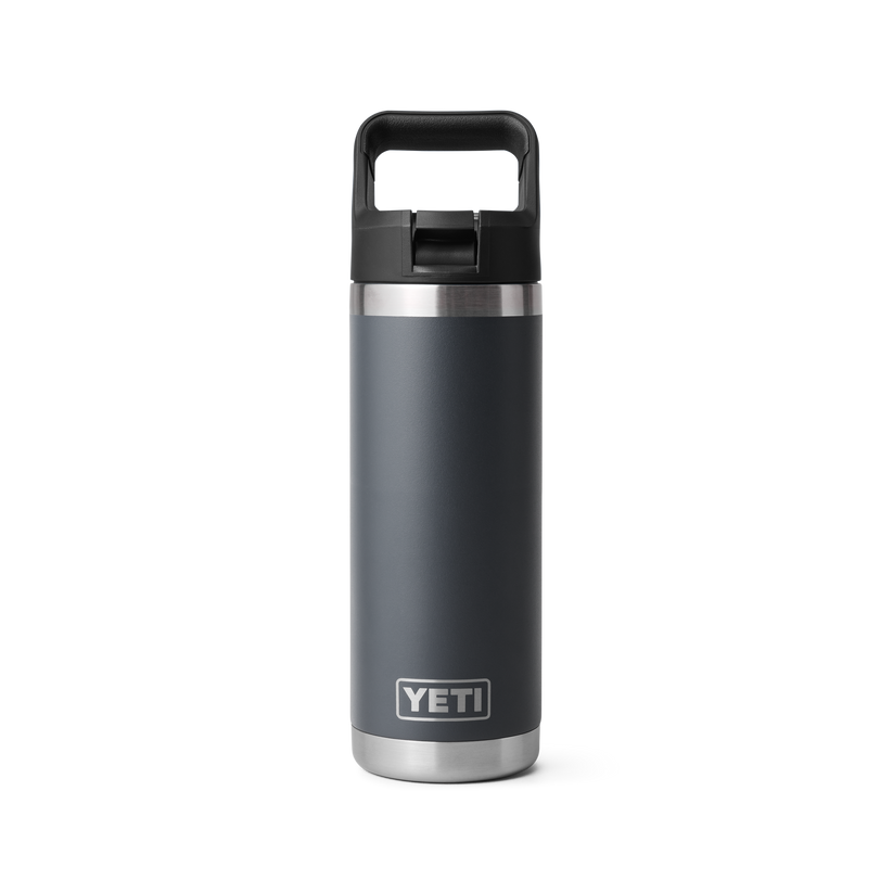 Yeti Rambler 18oz (532 ml) Straw Bottle - Charcoal