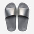Havaianas Classic Metallic Sliders - Steel Grey - ManGo Surfing