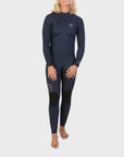 Sooruz FLY 3/2 Womens Back Zip Wetsuit - Navy - ManGo Surfing