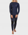 Sooruz FLY+ 4/3 Womens Back Zip Wetsuit - Navy - ManGo Surfing