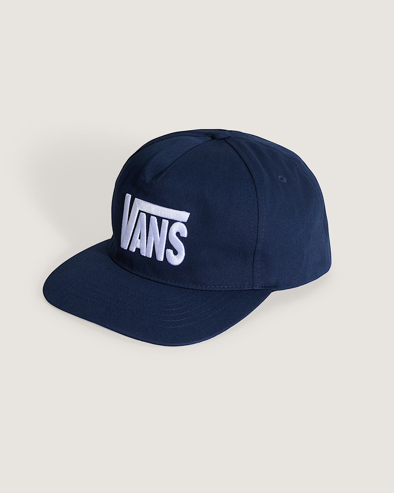Vans Stretch Logo Snapback Hat - One Size - Dress Blues